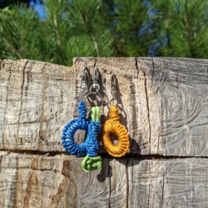 Hribovski obroček - moder/oranžen